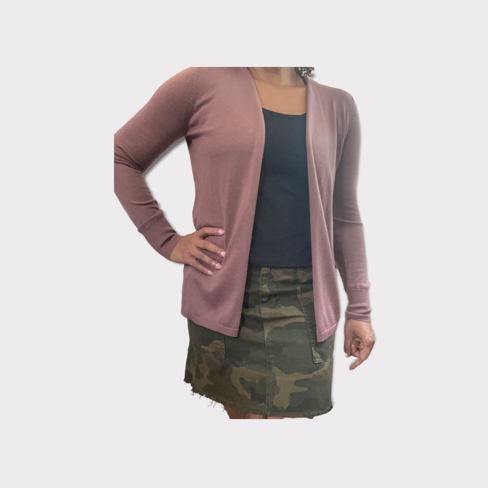 Loft Long Sleeve Open Cardigan - Size S